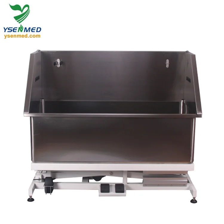 YSBTS-138E Medical galvanized walk-in Animal Cleaning tub Lifting Dog puppy