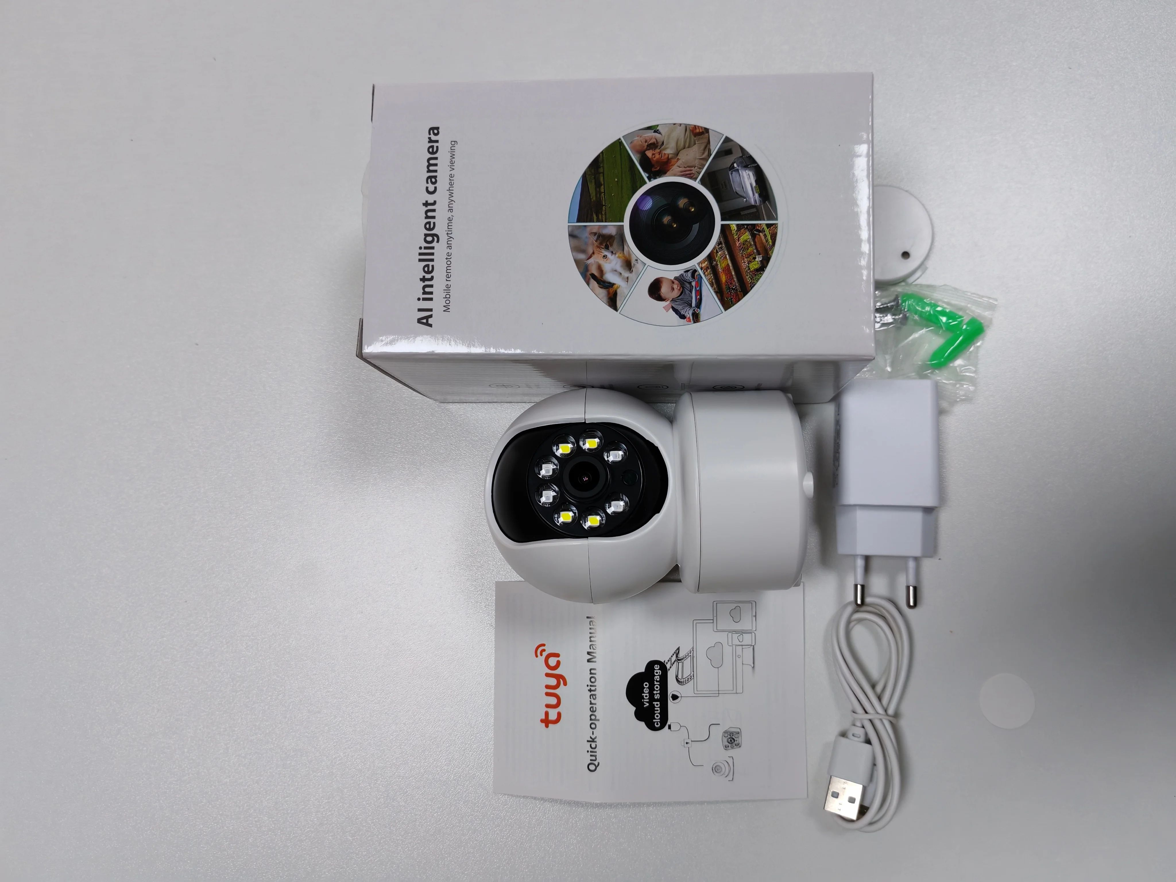 Tuya MINI wifi PT camera Smart Life Wireless Pet Nanny Baby Security Wide Angle Humanoid Detection alarm indoor Wifi Cctv Camera