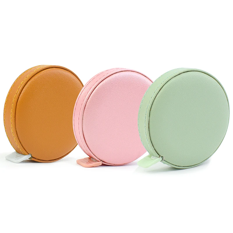 Dual Sided Retractable Ruler Sewing Tape Measure Medical Body Cloth Tailor Craft Dieting Soft Leather Measuring Tape