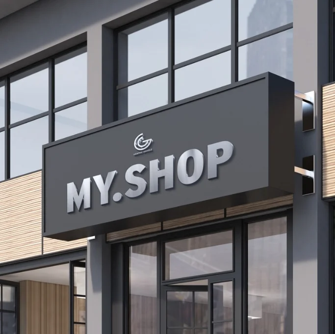 Acrylic Logo Sign Crystal Customized Store Signage 3d Base Outdoor Led Back Illuminated Letter Identification Acrylic