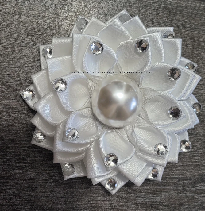 Wholesales 4.7  Inches OES ORDER OF THE EASTERN STAR  Brooch Pin Handmade Flower Brooch