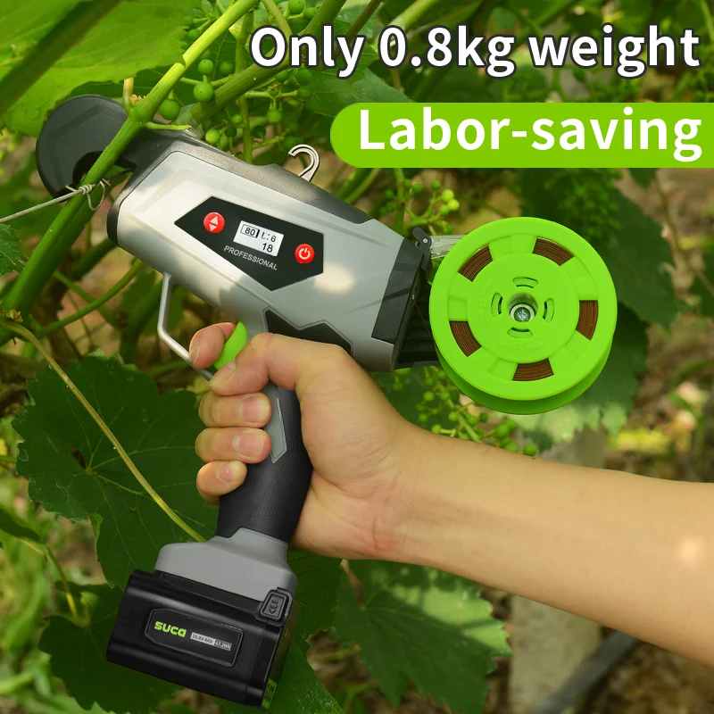 Battery powered electric tapener hand-held plant twist tie machine vegetables tying machine electric grape tying machine