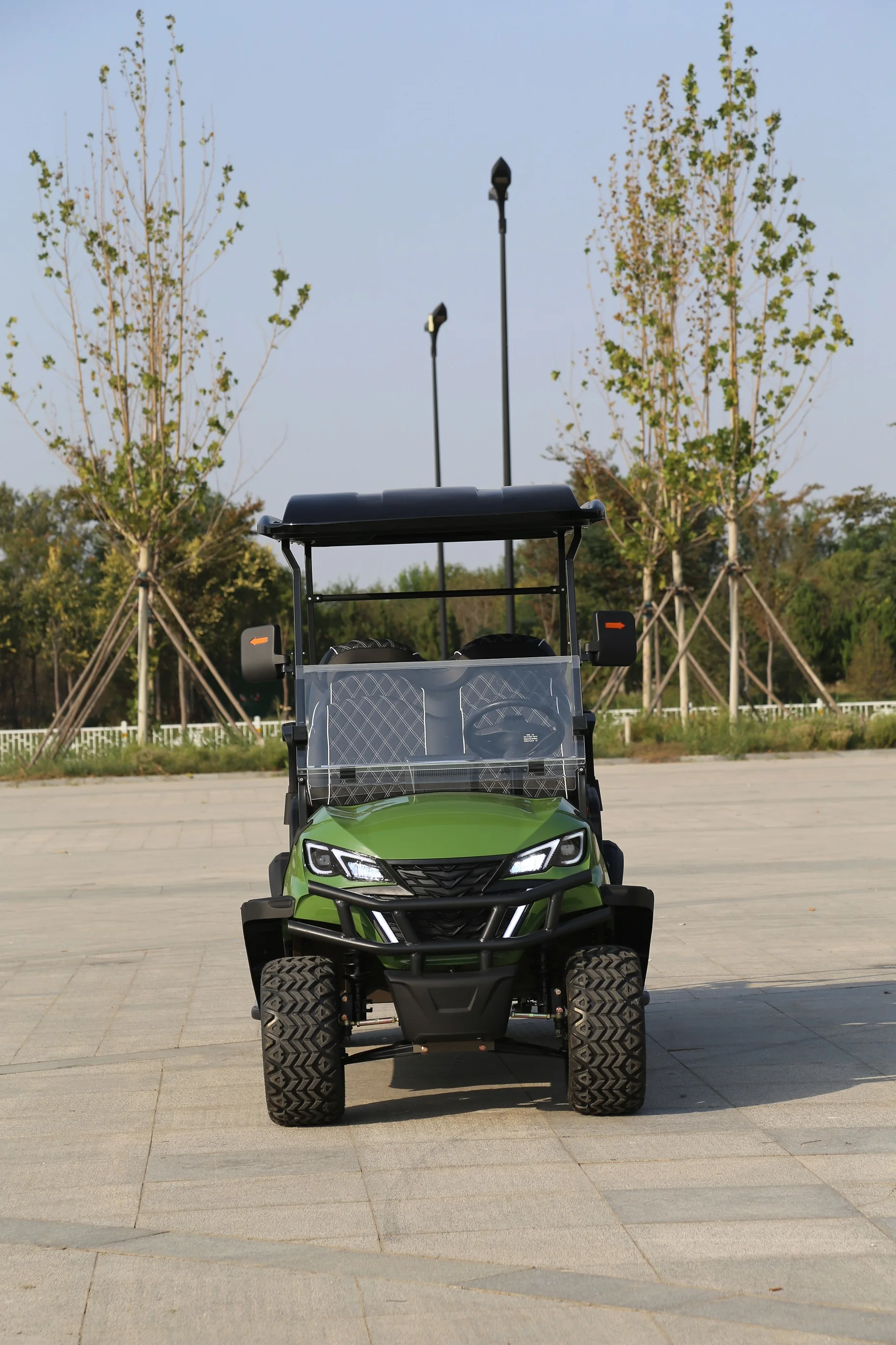 Off-Road 4 Wheel Motor Drive Golf Cart Club Car 6 Seats Lithium Battery 60v Electric Golf Cart Buggy Car For Sale