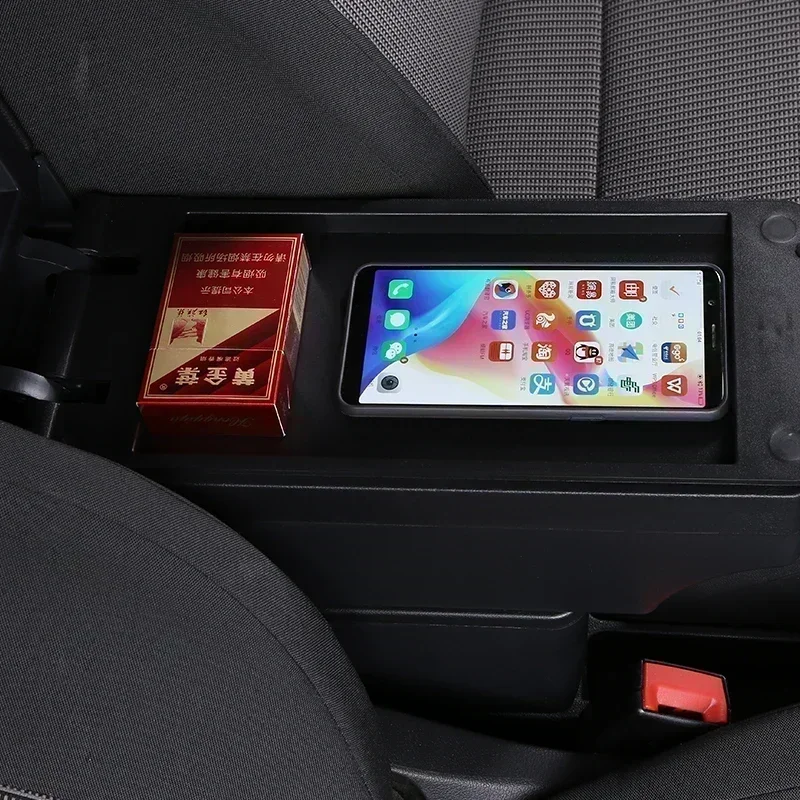 TONC Luxury Central Armrest Storage Box Designed for DUSTER Model - Offers Added Convenience