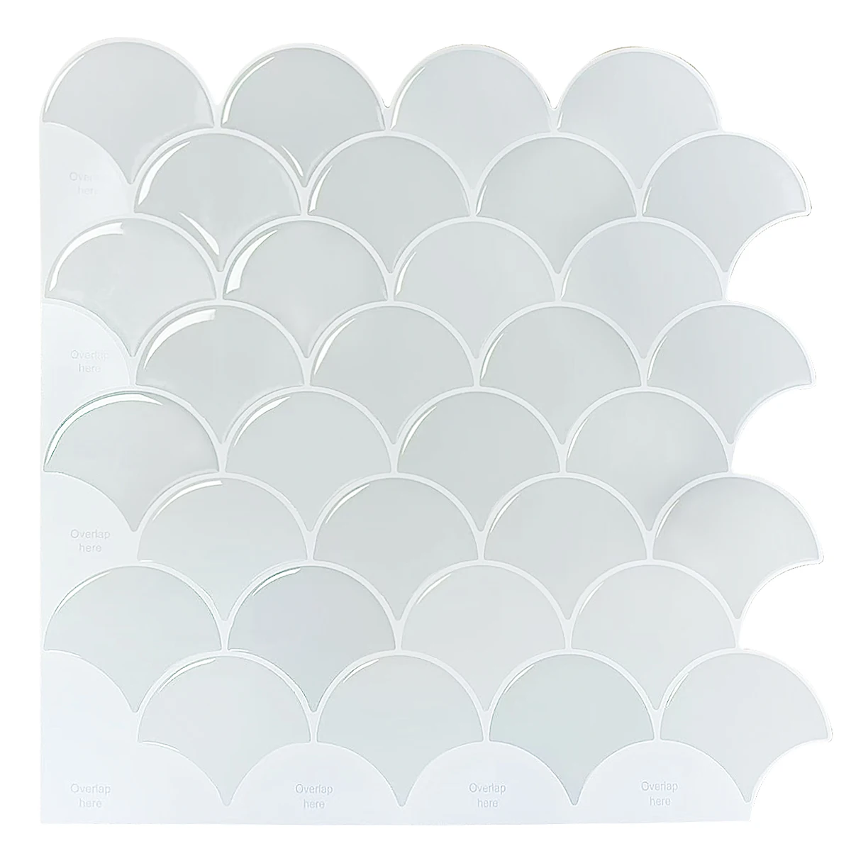 Gray color 12x12 backsplash tile peel and stick design products smart vinyl tile