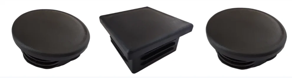 4x4 Fence Post Cap Single Pack Black Powder Coated Steel Mailbox Piling Caps