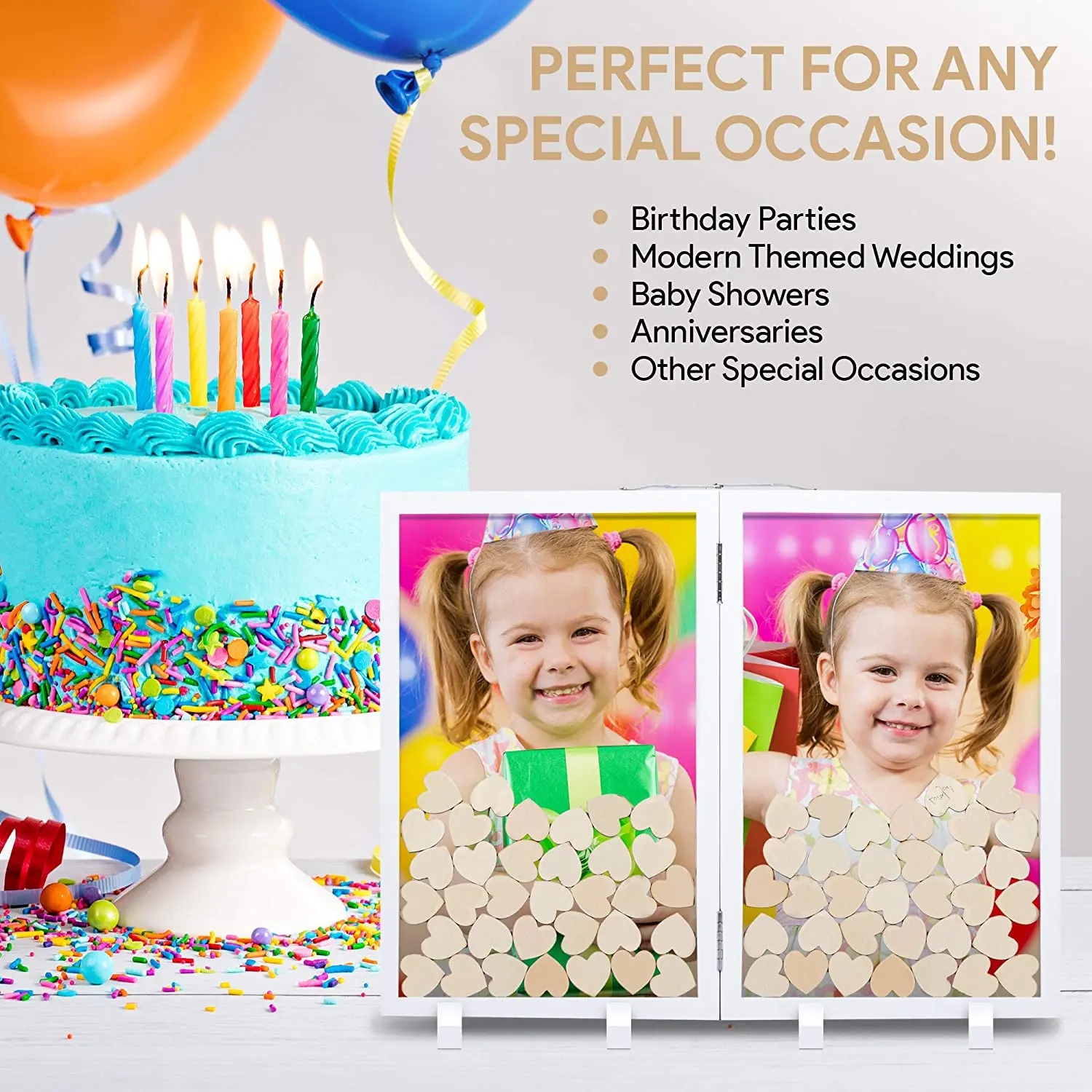 Guest Book Alternative, Drop Top Frame Guest Sign Book Wedding Gift for Wedding