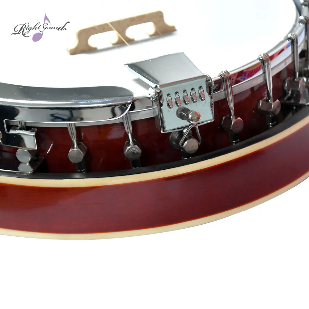 OEM/ODM Banjo Ukulele 5-String Banjo Large 24 Bracket Light Brown PROFESSIONAL FULL SIZE Banjos