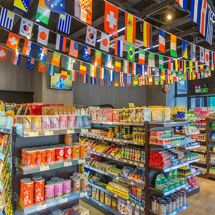 Guichang Индивидуальные полки для супермаркетов односторонняя и двухсторонняя полка магазина свободное сочетание металлических полок