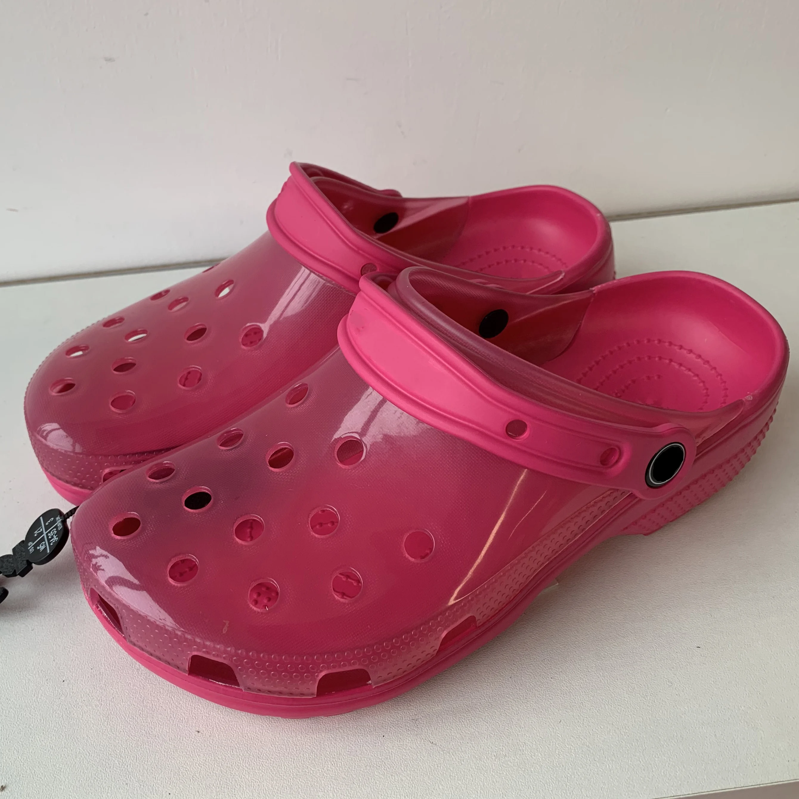 XY1028-1 для девушек; Женские прозрачные сандалии-сабо; Шлепанцы на заказ; Летняя одежда