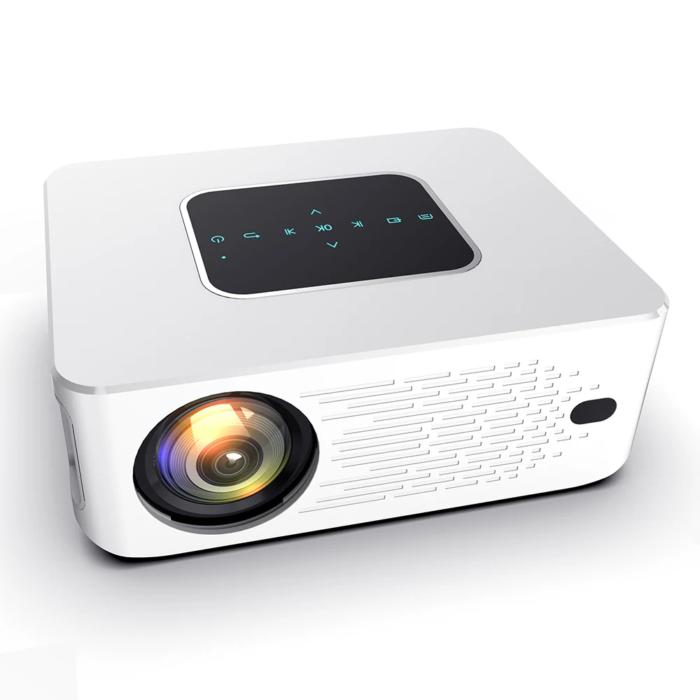 Android 9.0 Projector 4K 1080P 300 ANSI Lumens 2+32G RAM ROM 2.4G+5G WiFi  Interactive Projector Full HD LCD Home Theater Beamer