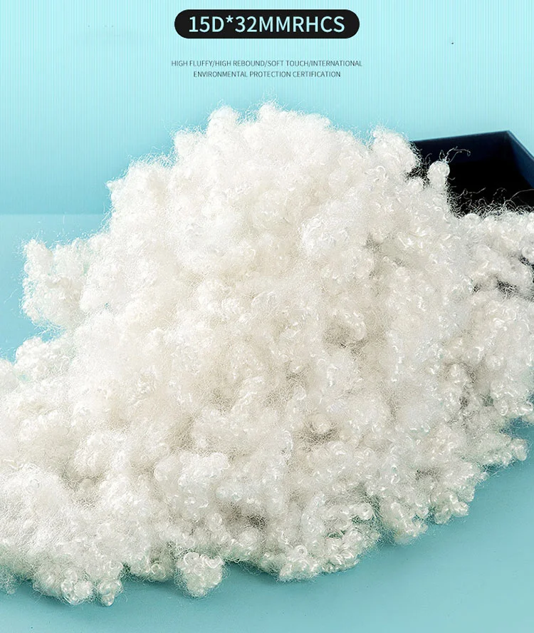 Wholesales Multifunctional Recycled Polyester Staple Fiber for Making Pillow