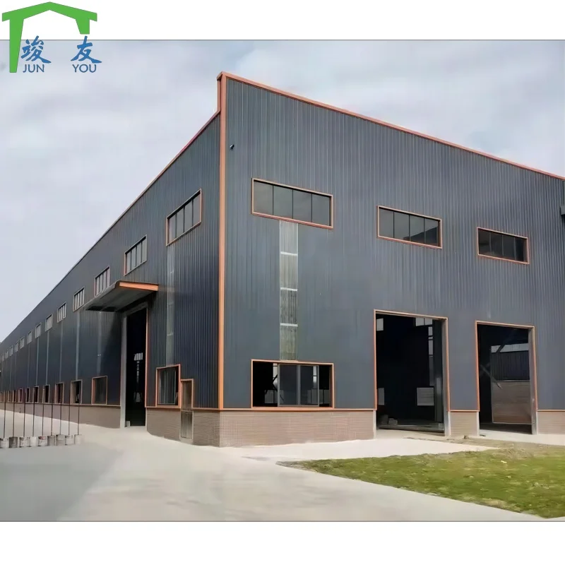 Wholesale Prefab Metal Frame Workshop Building Kits Commercial Prefabricated Steel Workshop