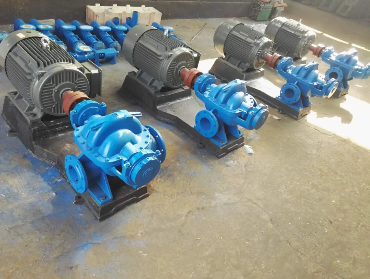 6 inch 8 inch Myanmar Axially Split Case Double Volute Suction Water Pump for sale