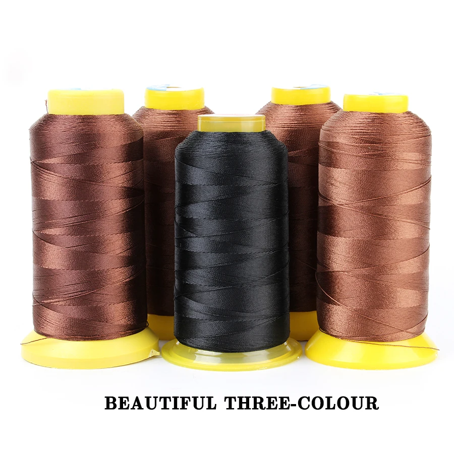 Leeons Hot Sale Products High Elastic and Tenacity Nylon Threads For Machine Weft Hair Extension