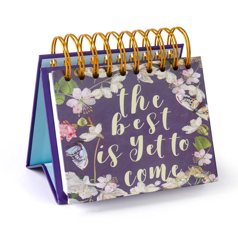 Inspirational Perpetual Calendar 2023 Desktop Flip Desk Calendar Printing