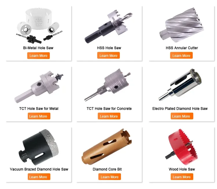 Tungsten Carbide Tipped Woodworking Fastcut Multi-Purpose Hole Saw Cutter for wood MDF plastics plasterboard and fibreglass