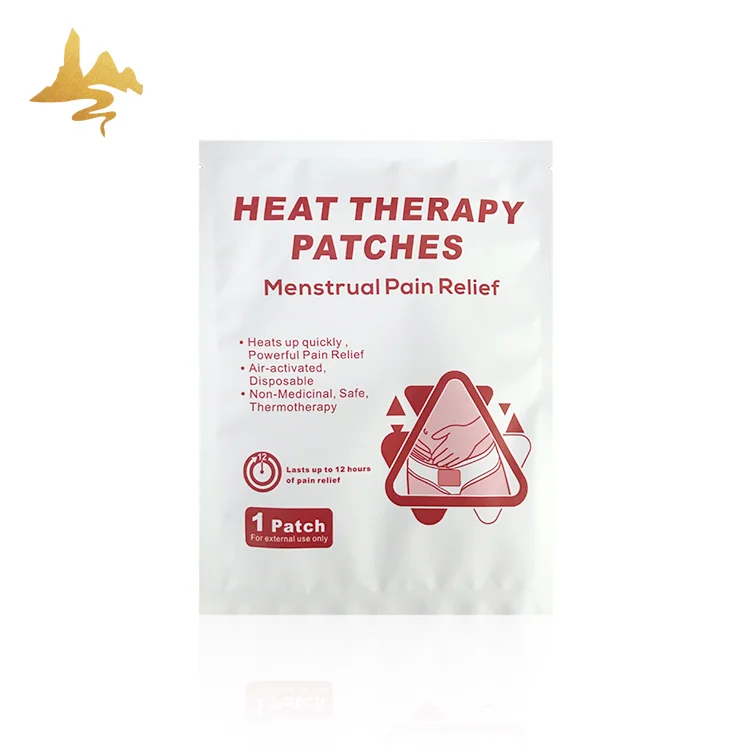Customized Female Keep Warming Heat Therapy Pads Herbal Menthol Menstrual Period Pain Relieving Patches