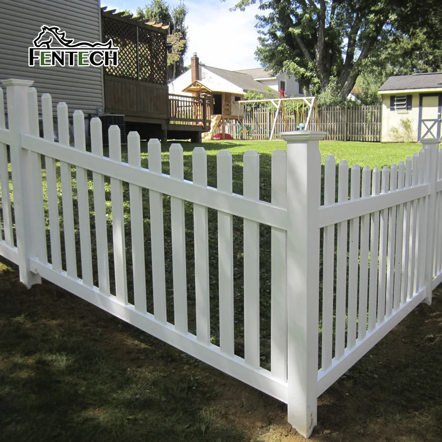 Durable High Quality Black/White Plastic/Vinyl/Pvc Small Fences for Gardens