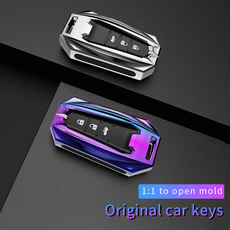 Fit For Toyota  land cruiser COROLLA HIGHLANDER CAMRY RAV4 REIZ LEVIN Zinc alloy  Car Key Case protect Cover Car key shell