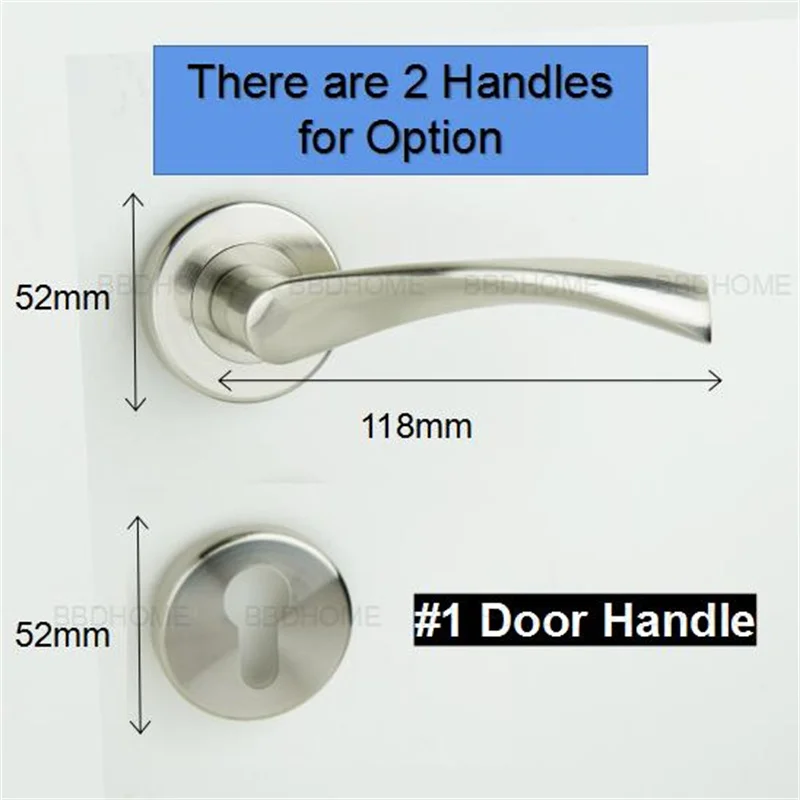 BBDHOME interior room bathroom mortise lock door lock WPC wooden door handle lock