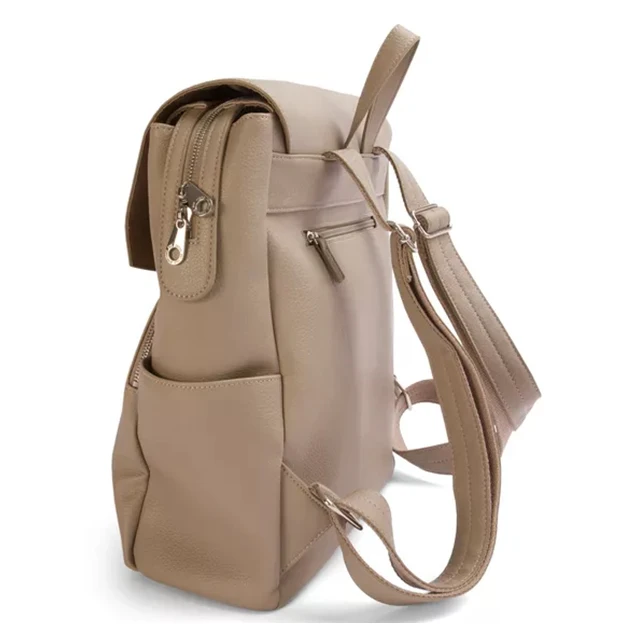 URBAN STATUS Celia Backpack Designer Character Vegan Leather PU Backpack With Laptop Sleeve Roomy Accessories Pockets