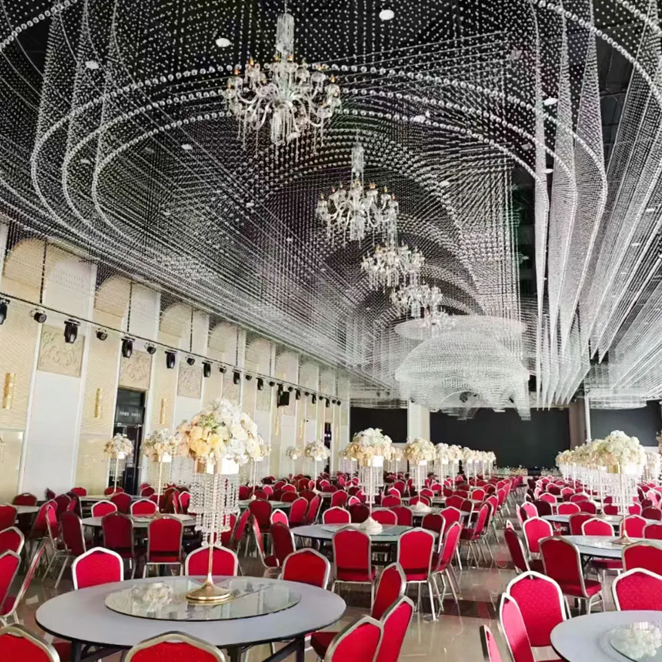 Xihong Factory Custom Wedding light Props Crystal Chandelier Luxury Party Events Stage Decorative lights