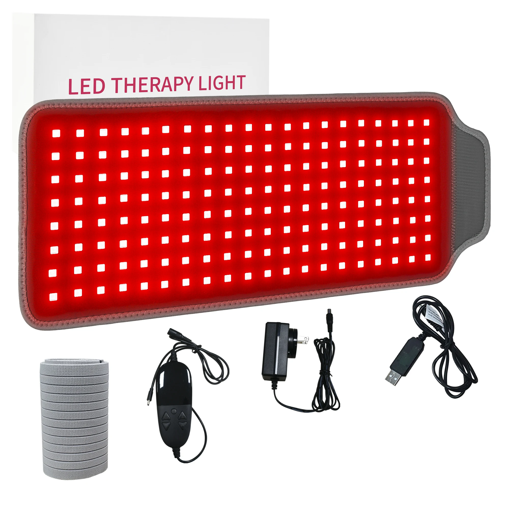 red light pain relief infrared red led light therapy blanket belt therapy waist support belt care waist belt