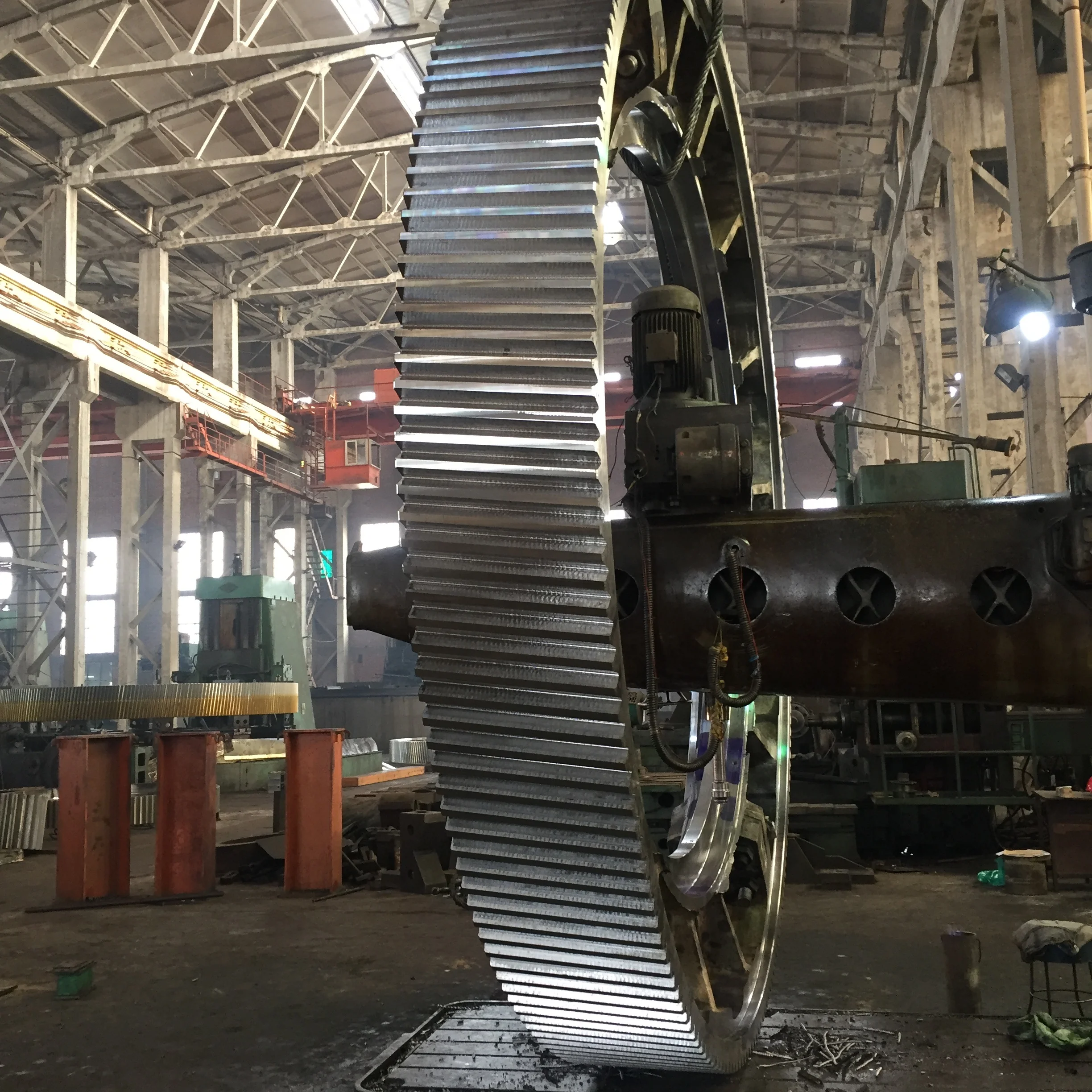 Cnc Milling Machining Alloy Steel Ball Mill Double Helical Customized Fixed Wheels Drive Parts Transmission Spur Gear