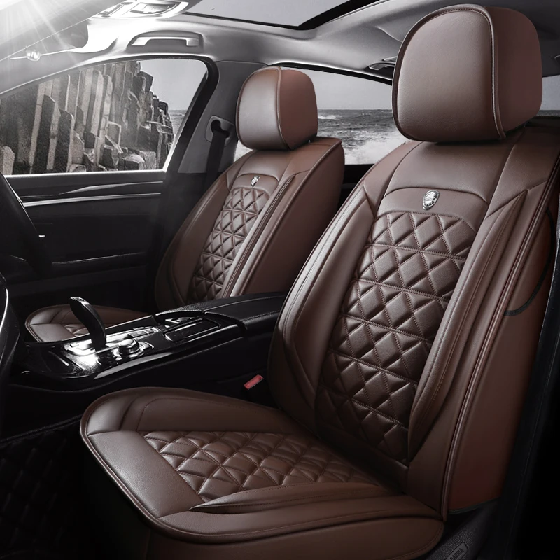 Роскошный Универсальный чехол из искусственной кожи для автомобильных сидений от производителя