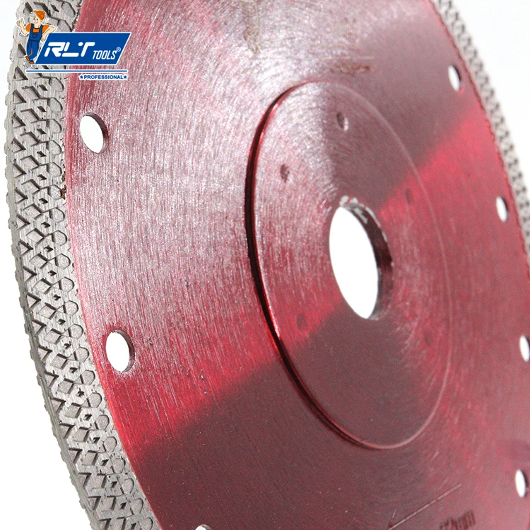 RLT Tools 4 inch 4.5 Inch Best Selling Custom Multi-Function Cutting Mesh Transparent Red Circular Diamond Saw Blade With Guard