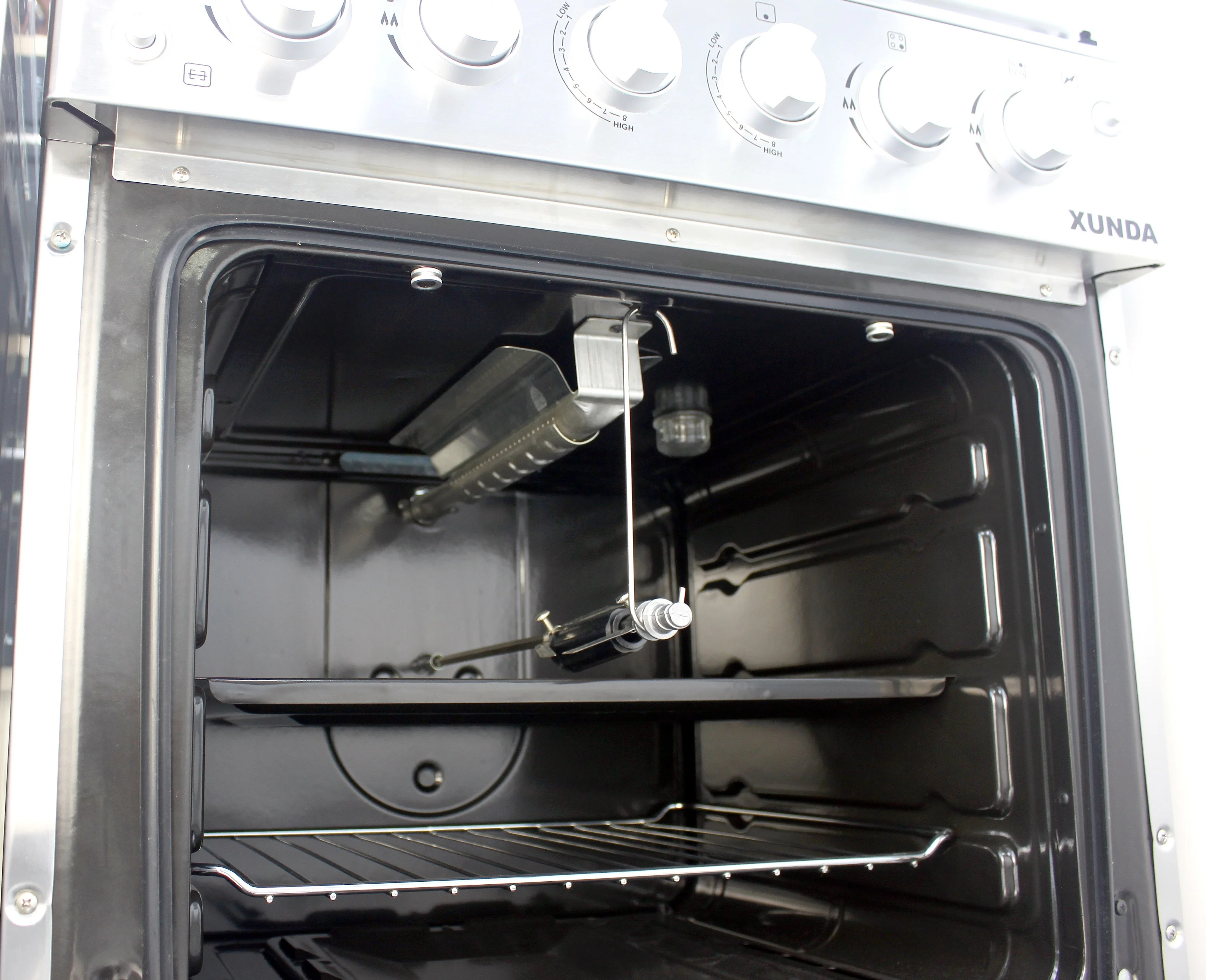 Xunda 21 Inch 50*50 Size Multifunction Cooker Gas Stove Stand Gas Stove With Grill And Oven