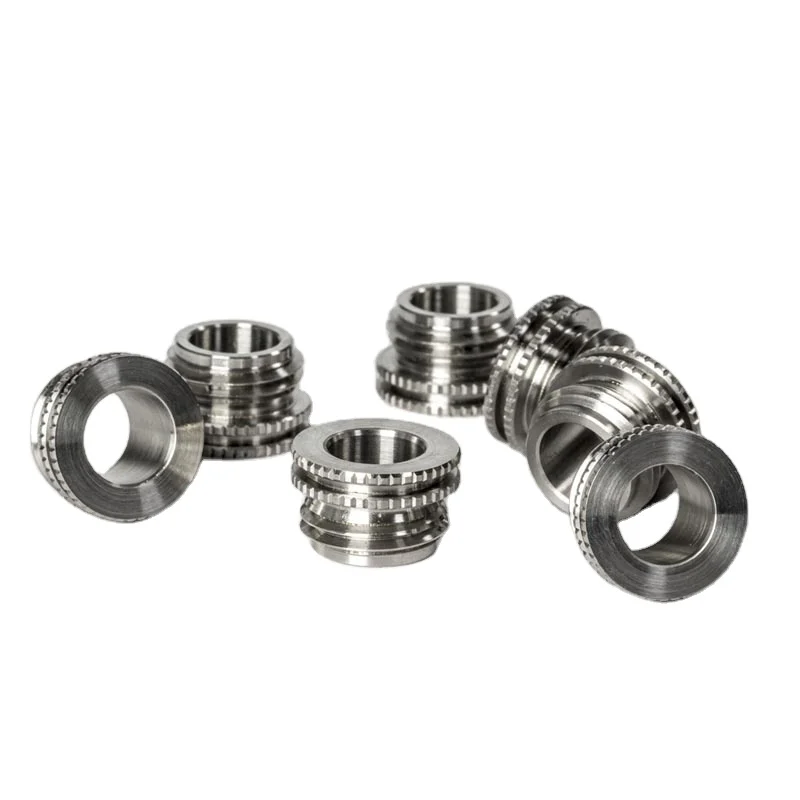 China supplier customized stainless steel aluminum knurled thumb nut Round Flanged hex coupling nut for drone accessories