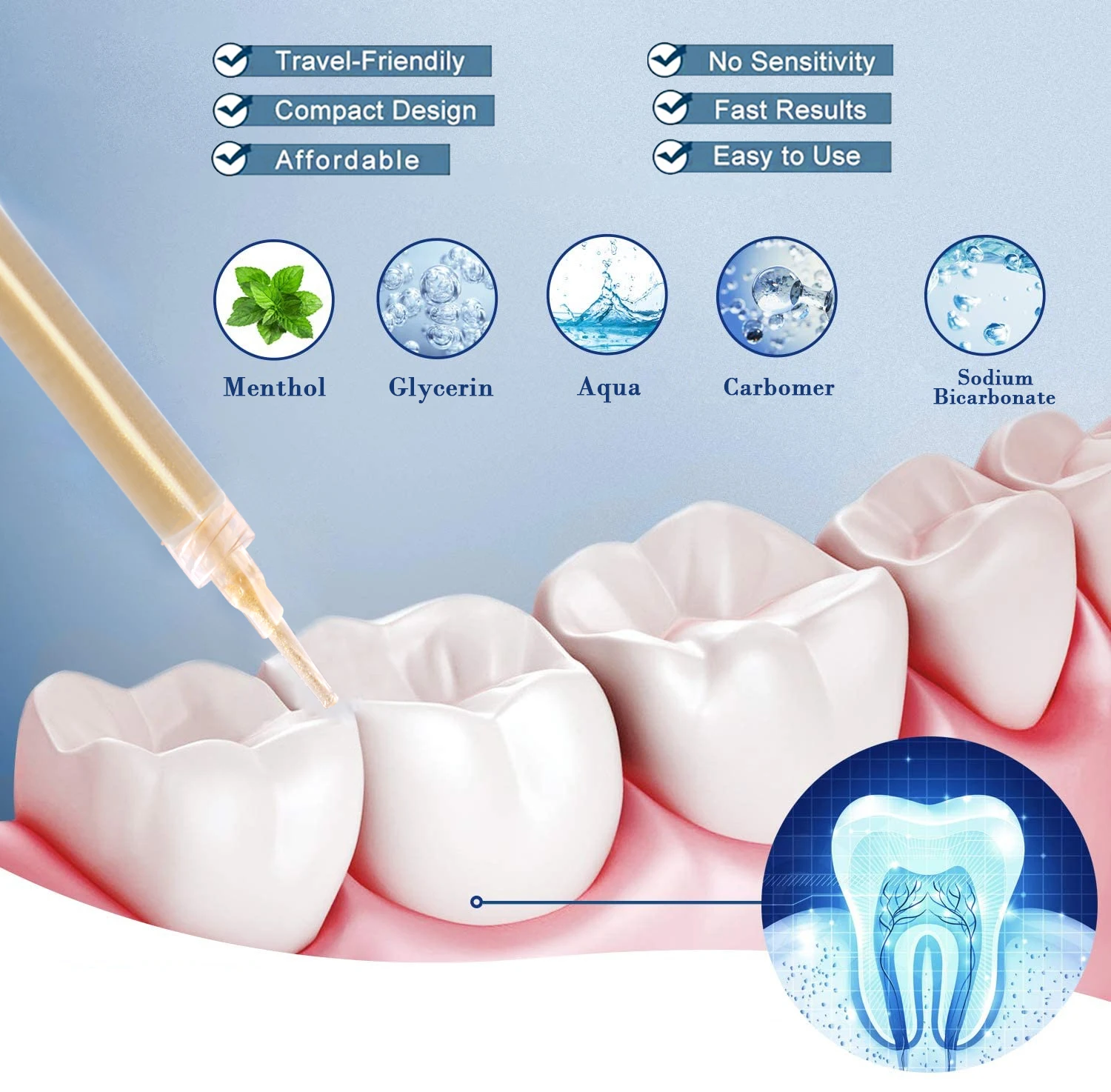 New Formulation 24k Gold Teeth Whitening Gel Carbamide Peroxide 35% Private Label Teeth whitening gel