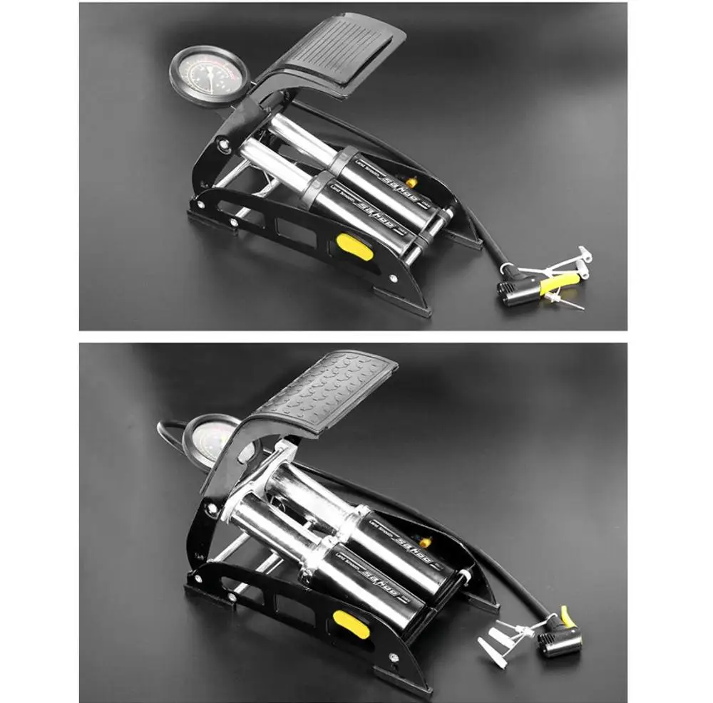 Wholesale High Pressure Durable Aluminium Alloy Foot Bicycle Air Pump