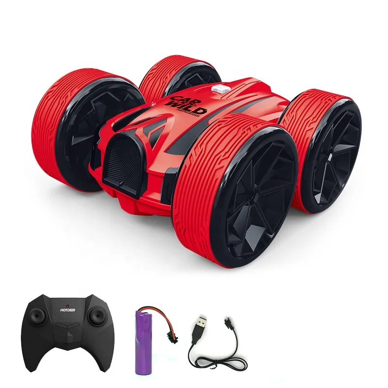 Double side stunt rc car hobby 2.4G remote conteol toys amphibious vehicles for sale