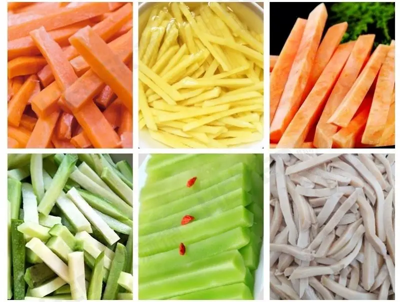 China factory seller potato chips cutting machine centrifugal cooked meat strip cutting machine suppliers