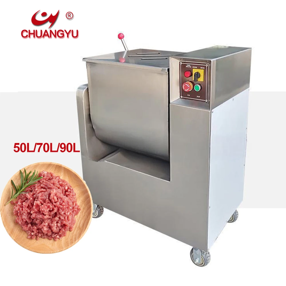 Chuangyu Commercial Vacuum Meat Mixing machine/meatball mixing machine Meat Mix Machine electric sausage meat mixer