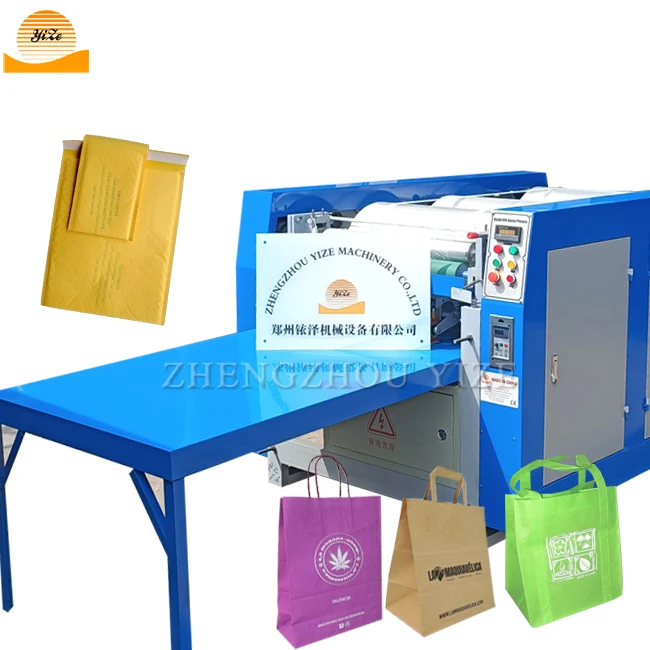 Multicolor non woven bag kraft paper bag printing machine 5 color jute bag flexo printing machine price