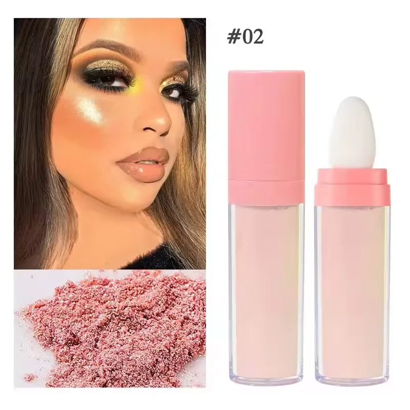 Wholesale Highlighting Powder Private Label Vegan 6 Shades Dispersed Fairy Dust Highlighting Powder Bronze Glowing Powder