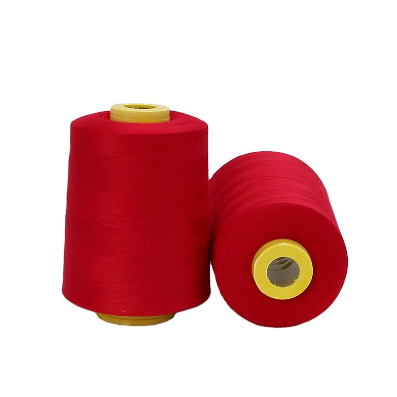 Factory Direct Sale 40/2 Spun 100% Polyester Yarn for Sewing Thread 3000 yards