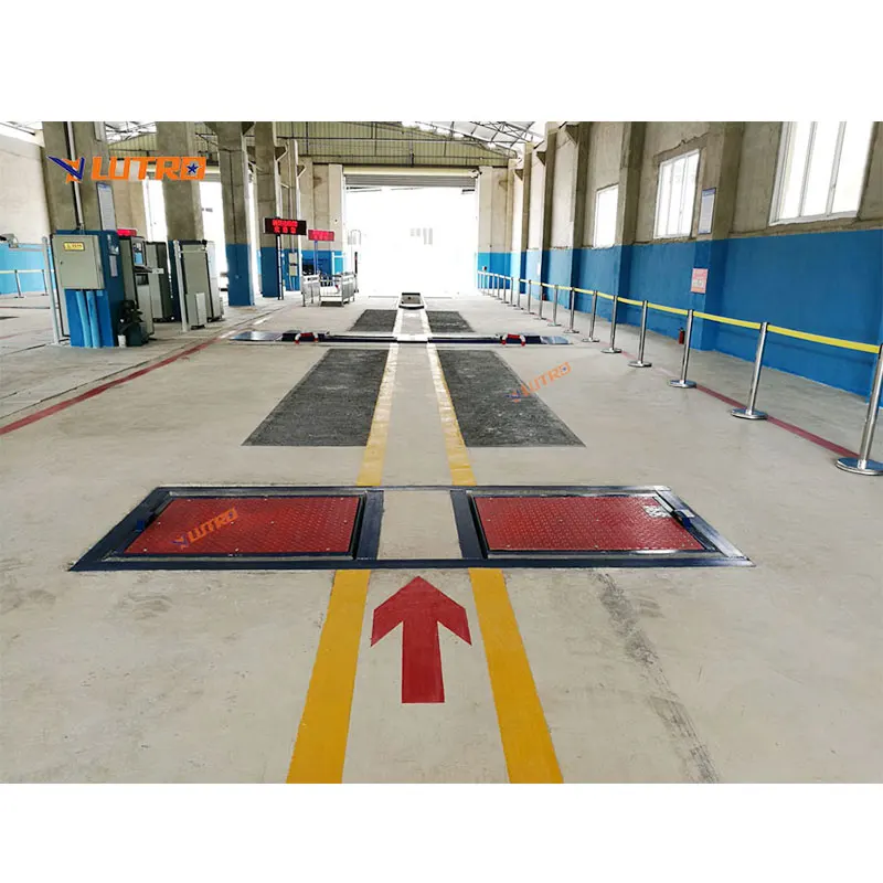 5T 10T vehicle suspension performance tester auto testing lane Axle (wheel) weight meter vehicle inspection station