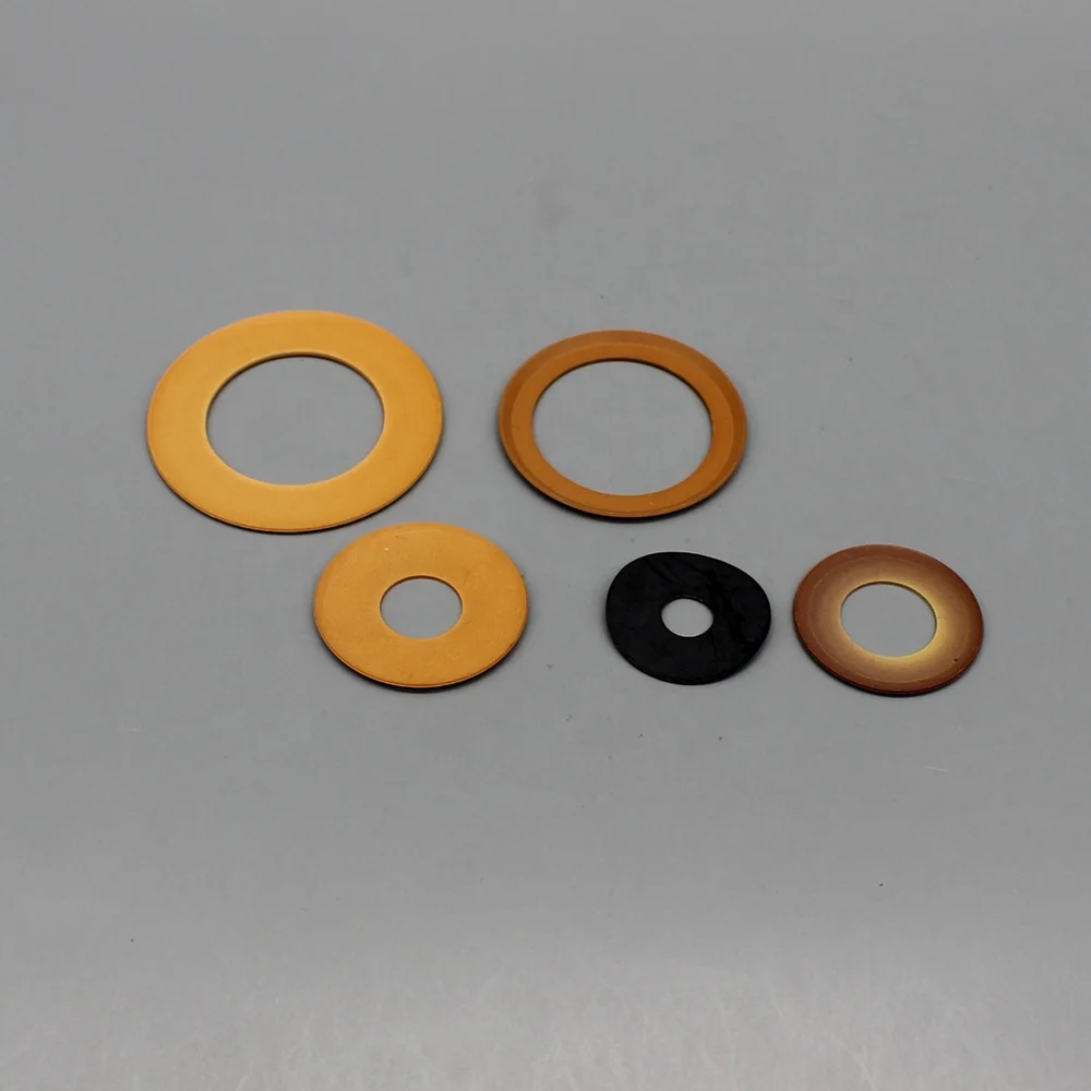 RPTFE materials low friction abrasion resistance PTFE 5% 10% 15% carbon filled customized  air compressors ptfe piston cup seals