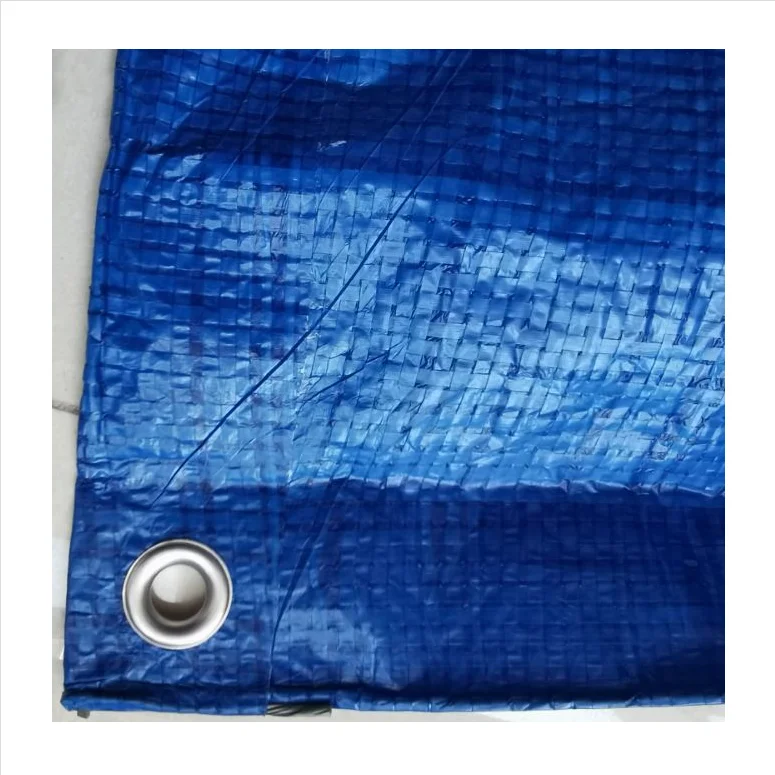 Cheap Custom Pe Tarpaulin Rainproof blue economy poly tarps For Truck Cover