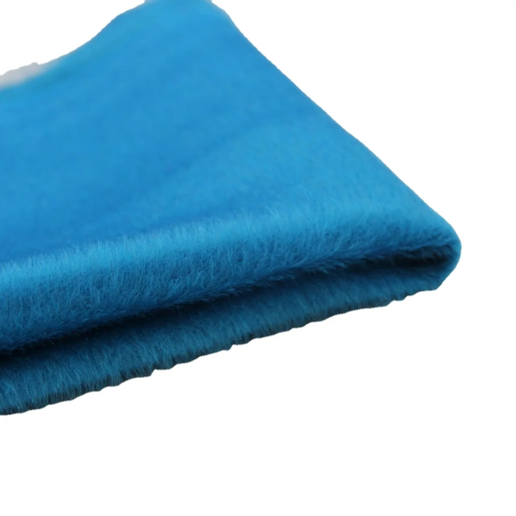 stock heavy alpaca blended over coating wool fabric for coat