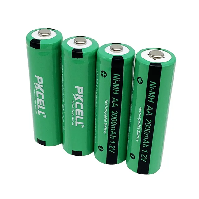 Аккумуляторная батарея PKCELL и OEM 1 2 V NIMH 400mah ~ 2800mah AA & AAA оптовая розничная упаковка