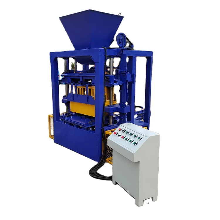 Vibration method automatic qtj4-26 brick manufacturing equipment
