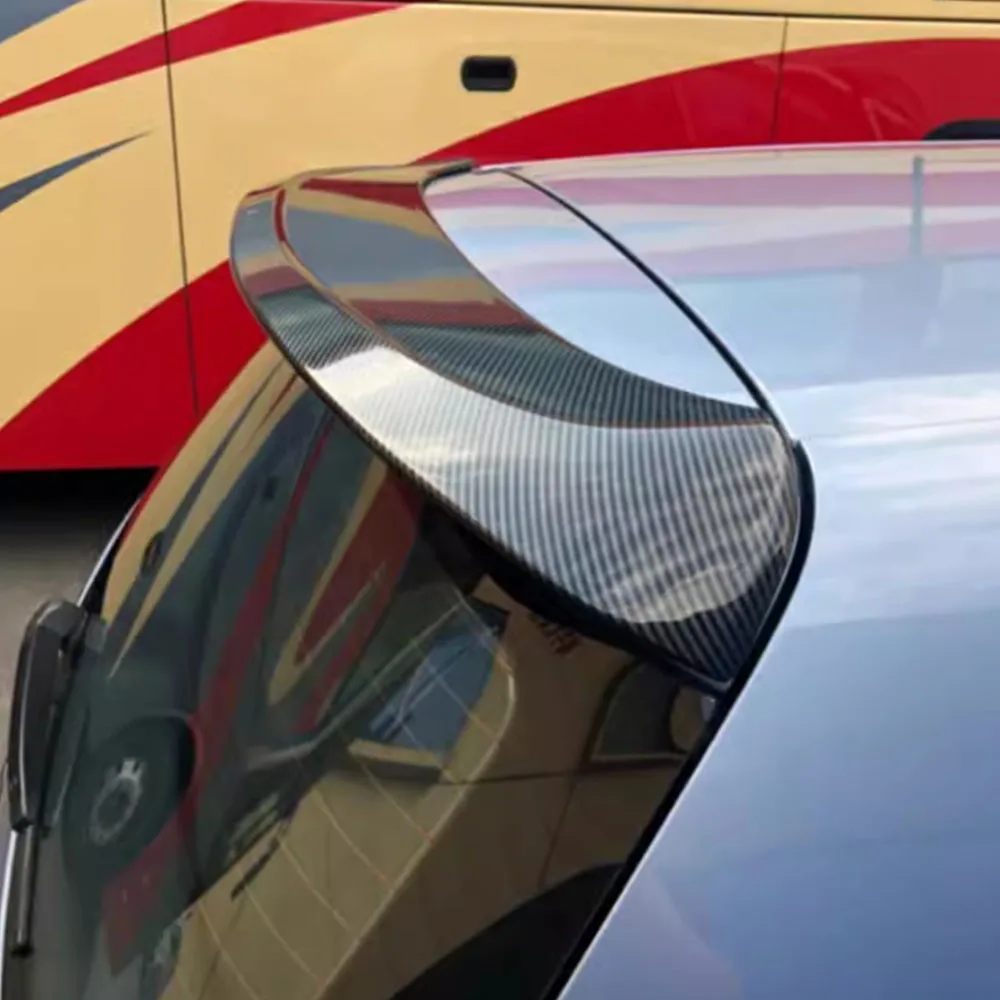 For Volkswagen Golf 6 ABT Style Rear Roof Trunk Wing Spoiler Lip MK6 Spoiler Carbon Black Unpainted Hot Selling