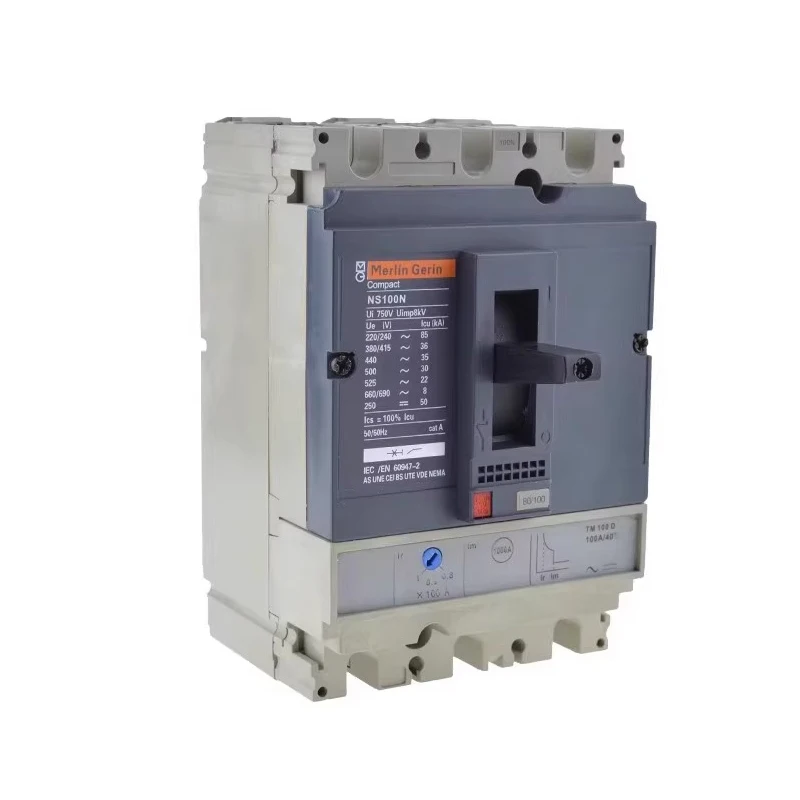 S-chneider circuit breaker mccb NS-630b N 3P Micrologic 2.0 front wiring NS33460 circuit breaker mccb