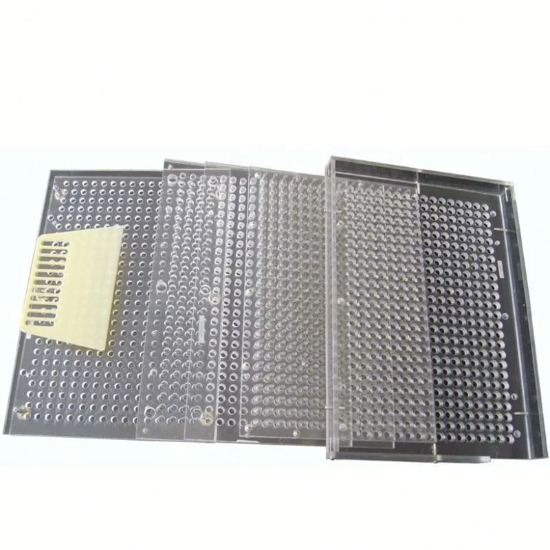 400 holes manual capsules filling board with tamping tool